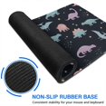 thumbnail image 6 of Long Mouse Pads for Desk,Black Dinosaurs Stars Pterosaurs Pattern Desk Mats on Top Of Desks, Desk Mouse Pad Extra Large with 3mm Non-Slip Base and Stitched Edge for Gaming,Office,Work,Home 47.3"x23.6", 6 of 6