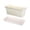White, variant on Rectangle Planter Box Flower Pots Window Box Planter Outdoor Garden Decor Plant Pots, Plastic Planting Trough, Patio Deck Railing Herbs Flowerbed Growing Organizer，Brown