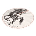 thumbnail image 2 of KLL Christmas Tree Skirt,Party Decorations Farmhouse for Christmas Decorations Holiday Party 30" -Cowboy Ride A Horse, 2 of 6