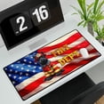 thumbnail image 3 of Firefighter Scottish Terrier Hero Rescue Fire Dept Fireman USA Flag Desk Mat Full Keyboard Mouse Pad Scottie Dog Lover Gifts Large Mousepad - 02026, 3 of 5