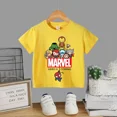 thumbnail image 3 of Camiseta de superhéroe de Marvel para adolescentes, camiseta de algodón informal con estampado de dibujos animados para niños y niñas, camiseta para bebés, ropa cómoda para niños, 3 of 5