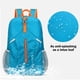 thumbnail image 4 of Mochila ligera y plegable para senderismo y viajes | Mochila impermeable de 24 L | Plegable y compacta para hombre y mujer | Azul o roja, 4 of 6