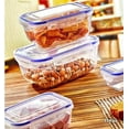 thumbnail image 5 of Superio Sealed Food Storage Containers, 10 Cup, 80 Oz, Airtight Leak Proof Meal Prep Containers, Rectangle Shape, Microwave and freezer safe, BPA-free Plastic (4, 2.5 Quart), 5 of 5