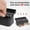 C001- Clear, variant on Car Coin Holder, Storage Organizer, Organizer for Car, Car Organizer and Storage Box, Plastic Construction, 4X1.8 in, Solid Black, 1 Pc, Change Holding, Daily Vehicle Use