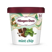 Haagen Dazs Mint Chip Ice Cream, 14oz