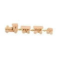 thumbnail image 4 of 1/12 Dollhouse Craft Mini Wooden Train Toy for Miniature Scene Architectural Lay light brown, 4 of 8