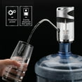 thumbnail image 5 of Kraoden USB Charging Automatic Water Bottle Pump Dispenser, Portable and Fast Pumping with Double Pump Design, No Unpleasant Taste, for Home and Outdoor Use, Includes Stainless Steel Outlet Pipe, 5 of 6
