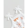 thumbnail image 6 of Bagilaanoe Newborn Baby Girls One-pieces Flower Print Sleeveless Jumpsuit 6M 12M 18M 24M 3T 4T Kids Romper Casual Clothing, 6 of 8