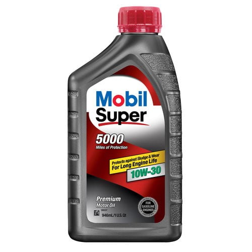 Mobil Super 10W30 Conventional Motor Oil, 1 qt.
