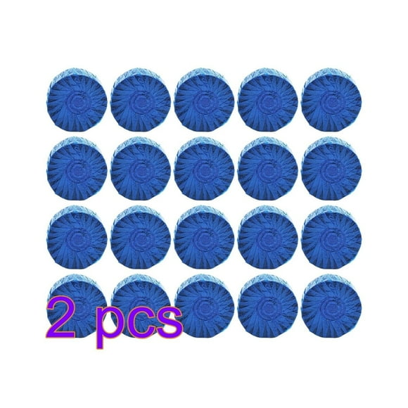 80 Pack Automatic Bleach Toilet Bowl Cleaner Stain Remover Blue Tab-Tablet Flush Tank