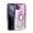 Pink/Silver, variant on iPhone XR Phone Case, Slim Kickstand Liquid Glitter Dual Colors Stylish for iPhone XR Phone Case Green/Pink
