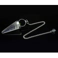 thumbnail image 3 of Harmonize Crystal Clear Quartz Cone Pendulum Dowsing Gemstones Reiki Healing Stone Sacred Gift, 3 of 5
