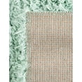 thumbnail image 6 of Unique Loom Infinity Shag Collection Area Rug - Jinko (8' Square Cyan), 6 of 6