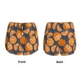 thumbnail image 5 of Xecao's Various Oranges for a double-layer running short for women, perfect for gym, tennis, and more, featuring a convenient pocket., 5 of 9