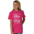 thumbnail image 5 of Hot Mess White Dress Bachelorette Women's Graphic T Shirt Tees Brisco Brands M, 5 of 6