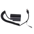 thumbnail image 4 of Decoded Dummy Battery, Stable Advanced Latest DMW DCC12 Dummy Battery 35-90cm Cable  For Digital Camera For GH3 GH4 GH5, 4 of 8