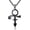 Black, variant on Prince Symbol Necklace Sterling Silver Prince Pendant Necklace for Men Prince Symbol Jewelry for Prince Fans Black/Silver Plated