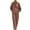 M-Coffee, variant on Plus Size Women Linen 2 Piece Set, Loose Fitting Stand Collar V Neck Batwing Sleeve Top and Wide Leg Pants, Casual Everyday Outfit Khaki M