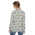 thumbnail image 2 of Women Juniors' Cactus Graphics Long Sleeve Top, 2 of 2