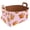 Multicolor 4, variant on Green Leaves Storage Basket Collapsible Storage Bin, PU Foldable Basket Convenient Box Storage Organizer with Handles for Shelves Office Bedroom Closet Nursery Toys Laundry