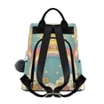thumbnail image 2 of FORMRS Women's Travel Backpack Purse Anti-Theft Hidden Pockets Casual Shoulder Bag, Retro Beige Rainbow, 2 of 7