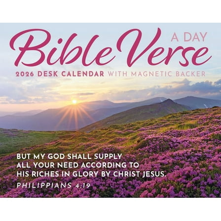 2026 Bible Verse a Day Mini Box Calendar, (Paperback)