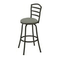 thumbnail image 6 of Mainstays 3 Pack Indoor Adjustable  24" or 29" Swivel Adjustable Black Metal Barstool, Dark Gray Seat, 6 of 10