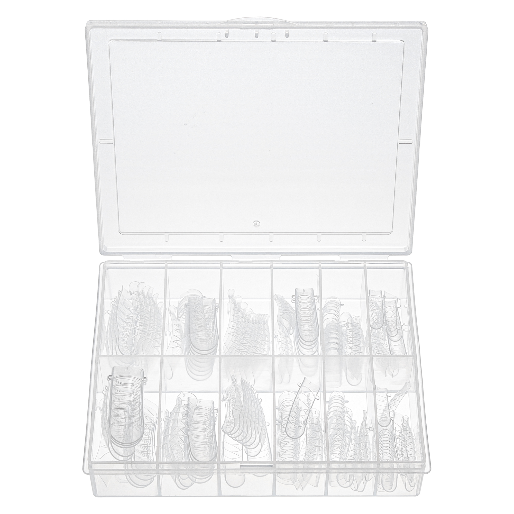 Unique Bargains Scale Faux Crystal Extension Fake Nails 120 Pcs [JM-15]