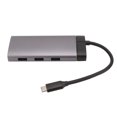 thumbnail image 2 of Estación De Acoplamiento USB C, 5 En 1 Divisor USB C Gris Oscuro Plug And Play Para Teléfono, 2 of 5