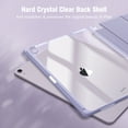 thumbnail image 6 of Fintie Hybrid Slim Case for iPad Air 13-inch M4/M3/M2 (2026/2025/2024) - Shockproof Cover with Clear Back Shell & Pencil Holder, Lilac Purple, 6 of 10