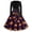 Dark Purple #013, variant on Women's Halloween Dress Pumpkin Castle Long Sleeve Cocktail 1950s Vintage Tea Length Dress V Neck Hepburn Fall Funny Dresses with Belt XL
