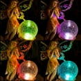 thumbnail image 7 of Dawhud Direct Fairy Solar Garden Light with Color Changing LED Crackled Glass Globe, 7 of 7