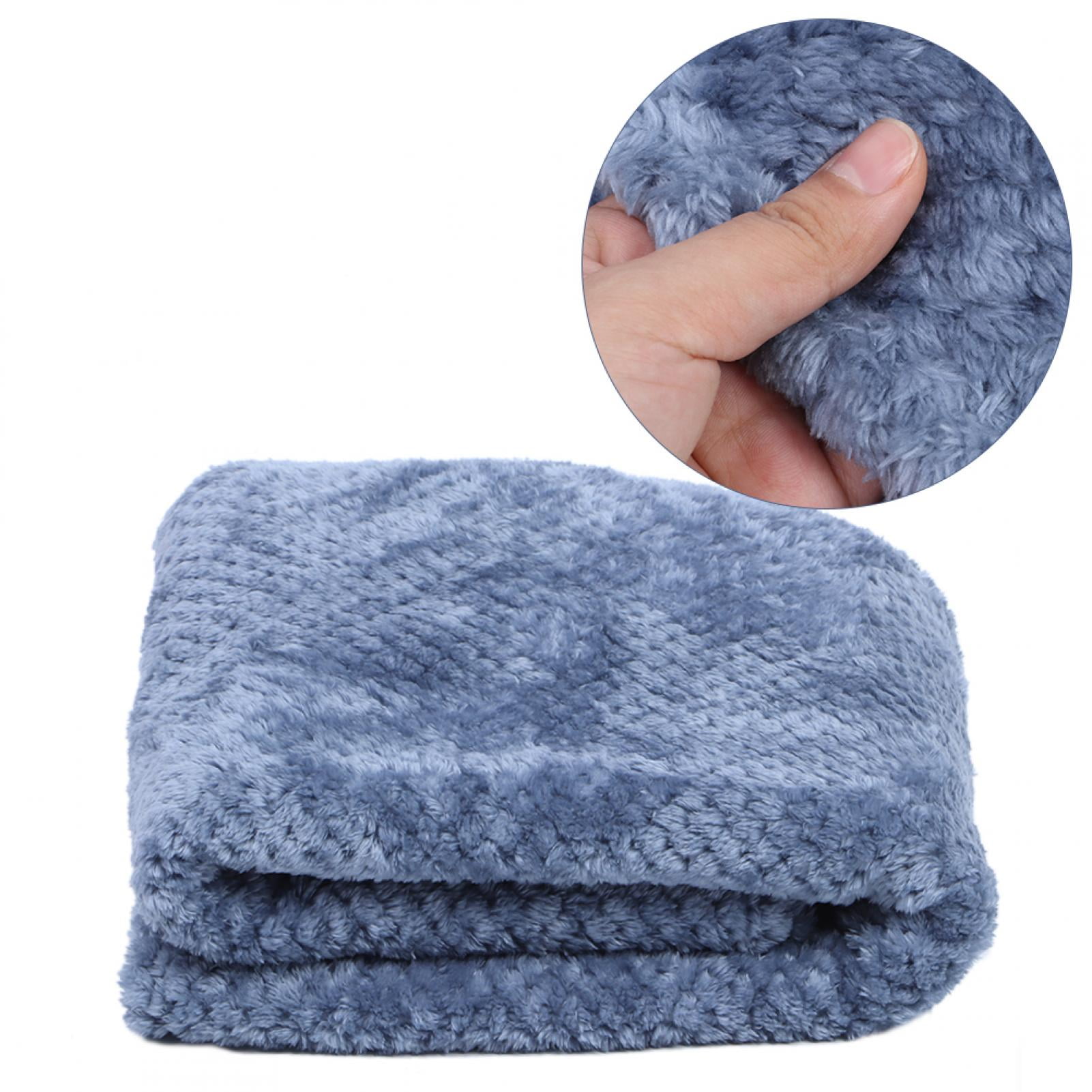 Delaman Blanket Household Bedroom Soft Polyester Fiber Blanket Air Conditioning Bedding Blankets Decoration Household Accessories for Home 120 200cm Smoky blue Walmart