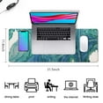 thumbnail image 4 of High-Performance Gaming Mouse Pad - Japanese Blue & White Wave Design, Stitched Edges, XL Size, 4 of 7