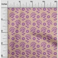 thumbnail image 2 of oneOone Velvet Rose Brown Fabric Asian Floral Block Quilting Supplies Print Sewing Fabric By The Yard 58 Inch Wide, 2 of 4