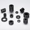 thumbnail image 6 of Uxcell 4pcs M6 Aluminium Spacers, 1/4" ID x 1/2" OD Round Standoff Spacer, Unthreaded Metal Spacers for 1/4" M6 Screws Bolts, Black 1/16" Length, 6 of 6