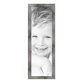 thumbnail image 2 of ArtToFrames 11" x 35" Winter White Barnwood 1.5 Inch Picture Frame, 11x35 inch Brown MDF Poster Frame (WOM-4661), 5 Pack, 2 of 7