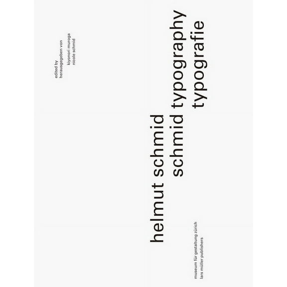 Helmut Schmid: Typography (Hardcover)
