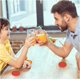 thumbnail image 5 of Un juego de cuatro posavasos rojos, posavasos de silicona, posavasos antideslizantes, adecuados para bebidas frías, bebidas calientes, tazas de café y otros posavasos. Sailing Electrónica, 5 of 5