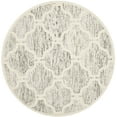 thumbnail image 2 of SAFAVIEH Cambridge Kodey Geometric Wool Area Rug, Light Brown/Ivory, 6' x 6' Round, 2 of 6