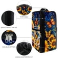 thumbnail image 4 of Starry Sky Sunflower Butterfly Premium Polyester Shoe Boxes - Durable & Stylish Storage Solution, 23x31cm/9x12in Size, 4 of 7