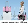thumbnail image 5 of for Small Medium Cats Dogs Puppies  to 15 Lbs, TSA Airline Approved, Soft Sided Collapsible Travel Pink, 5 of 7