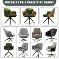thumbnail image 6 of Xoenoiee Cat Daisy Flower Print Swivel Armchair Accent Dining Chair Cover for Office, Stretch Mid-Back Office Desk Chair Sliopcover Leisure Arm Chair Protector with Arms for Living Room, 6 of 7