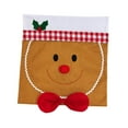 thumbnail image 3 of Chairs Slipcover Computer Chair Cover Gingerbread Man Christmas Design Cloth Material for Office Home Decor, 3 of 9
