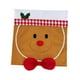 thumbnail image 3 of Funda protectora para respaldo de silla con diseño de hombre de jengibre, lavable, para decoración de mesa de comedor pajarita roja, 3 of 9