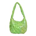 thumbnail image 1 of Para Mujer Acolchada Algodón Acolchado Informal Bolsas para Axilas para Mujer (verde), 1 of 9