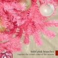 thumbnail image 3 of Best Choice Products Artificial Christmas Tree, 9ft Premium Unlit Pine Design, Dense Branches  w/Easy Assembly - Pink, 3 of 9