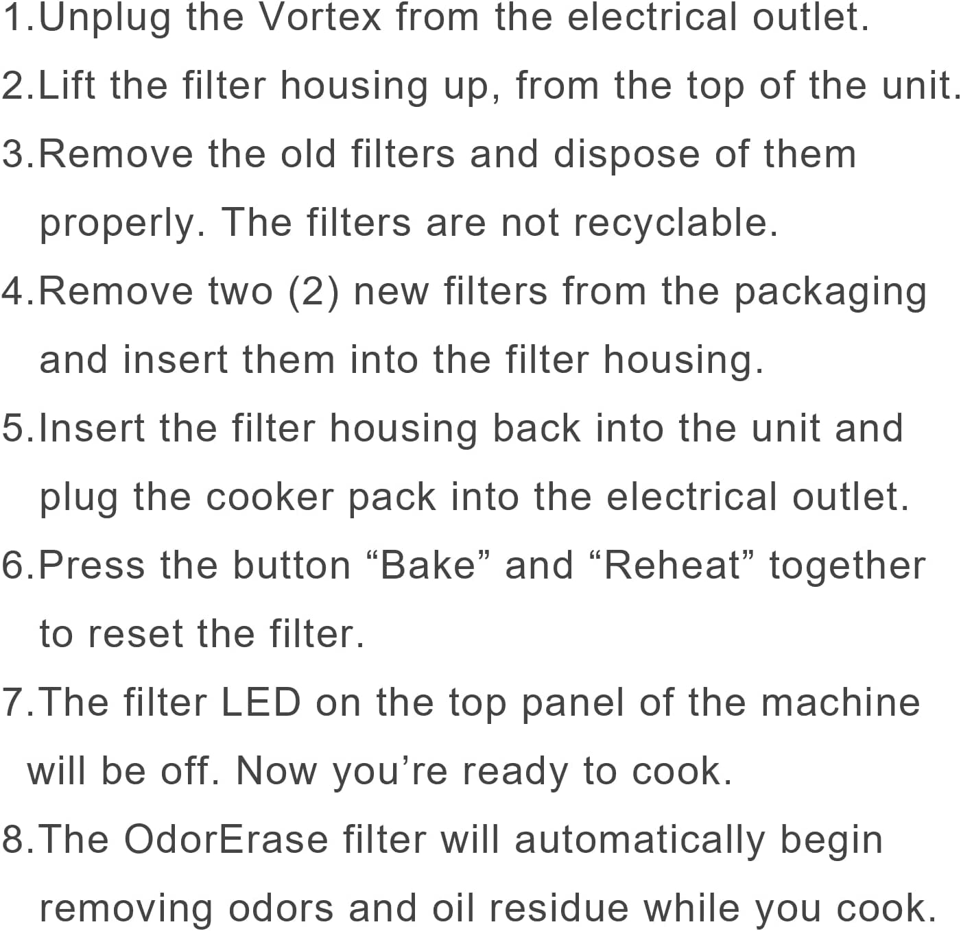 Instant Vortex Air Fryer Replacement Filter for 6QT Vortex Plus Air Fryer  with ClearCook and OdorErase, From the Makers of Instant Pot