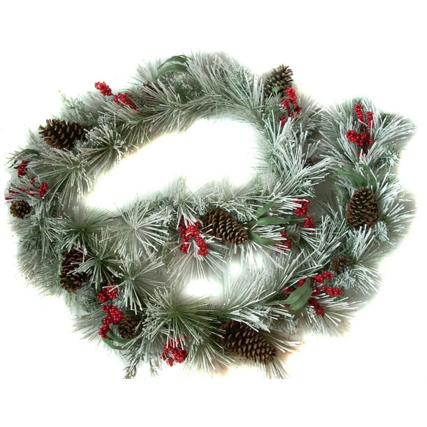 Holiday Time 9' Flocked Garland