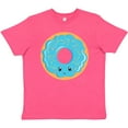 thumbnail image 3 of Inktastic Blue Donut Youth T-Shirt, 3 of 5